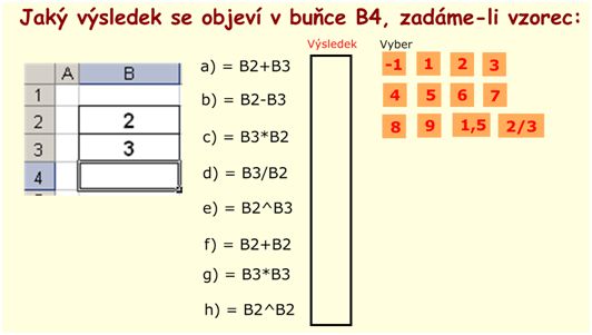 Excel v matematice