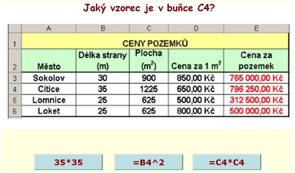 Excel v matematice